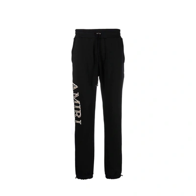 Amiri Cotton Logo Sweatpants In Black