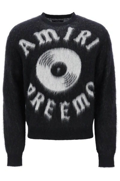 AMIRI AMIRI PREMIER RECORD BRUSHED YARN SWEATER