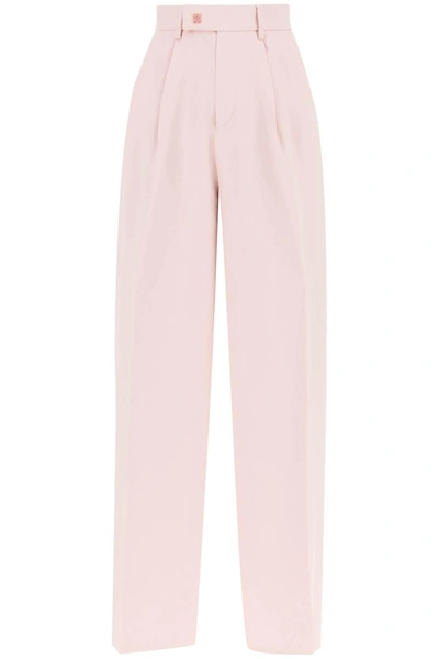 AMIRI AMIRI PANTS WITH WIDE LEG AND PLEATS