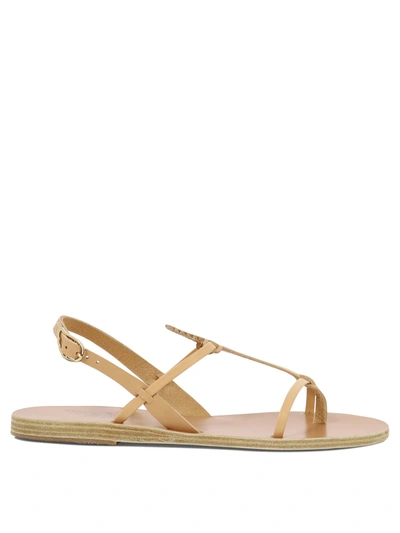 Ancient Greek Sandals Parian Thong Sandals In Beige