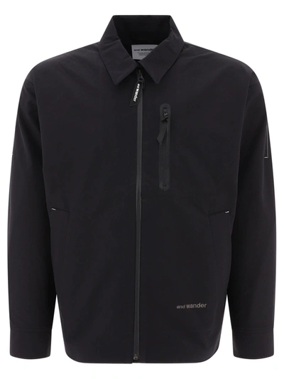 And Wander Casual Jacket In Black Polyester