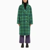 ANDERSSON BELL ANDERSSON BELL GREEN/BLUE CHECK COAT