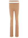 Andreädamo Ribbed Trousers With Cut-out