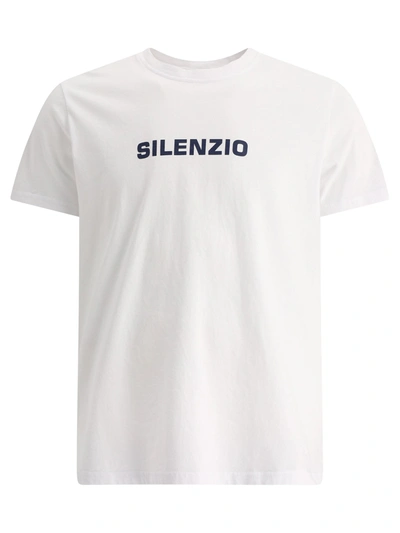 Aspesi Silenzio T Shirt In Bianco