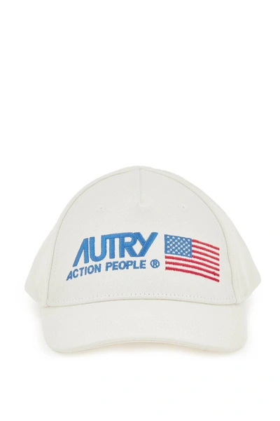 Autry 'iconic Logo' Baseball Cap In White