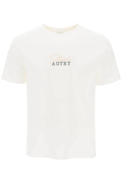 Autry Jeff Staple Crew-neck T-shirt In White