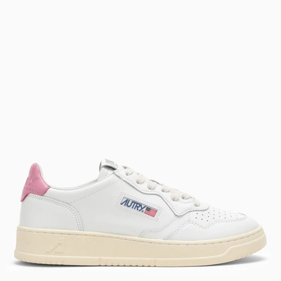Autry Medialist Low Leather Sneakers In Purple
