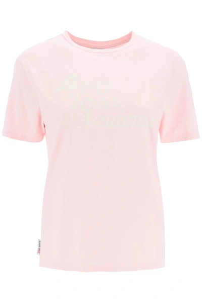 Autry Tennis Academy Short-sleeve T-shirt In Pink