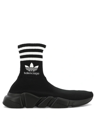 Balenciaga Adidas Speed Lt Sneakers In Black