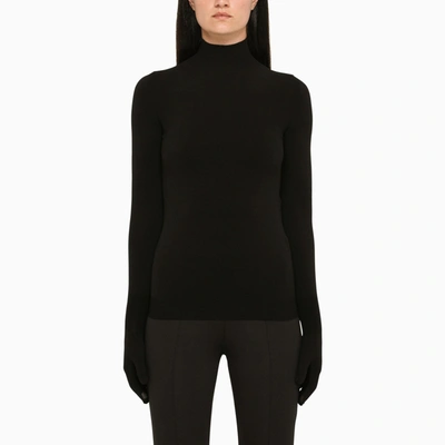 Balenciaga Black Turtleneck With Gloves | ModeSens