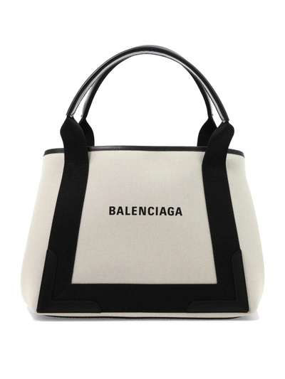 Balenciaga Cabas Handbag In White