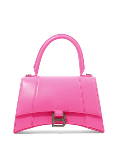 Balenciaga "hourglass S" Handbag In Pink