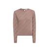 Balenciaga Knitted Pullover Women In Brown