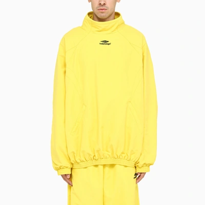 Balenciaga 3b Sports Icon Pull-over Tracksuit Jacket In Yellow