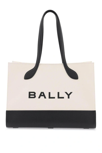 Bally Bar Keep On Shopper In White/black