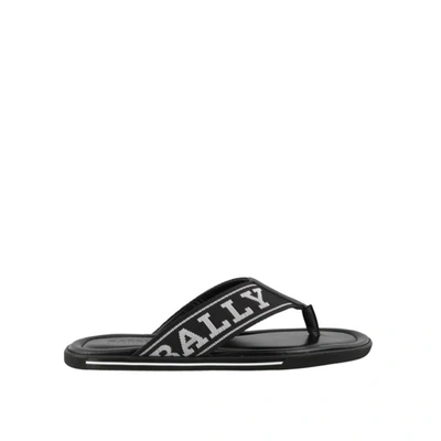 Bally Border Sandals In Black