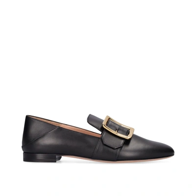 Bally Leather Loafers In Black