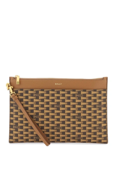Bally Pennant Pouch In Brown