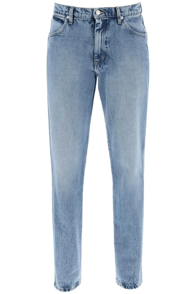 Bally Straight-leg Washed Jeans In Light Blue