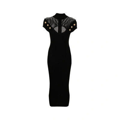 BALMAIN BALMAIN KNITTED SHEATH DRESS