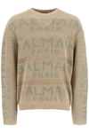 Balmain Sweater  Men Color Beige In Brown