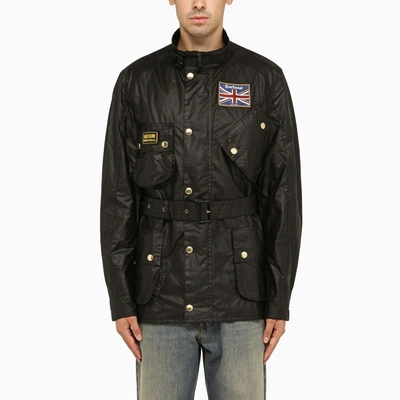 Barbour Long-sleeved Casual Jacket In Black