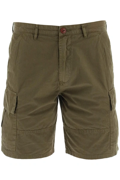 Barbour Cargo Shorts In Ivy Green