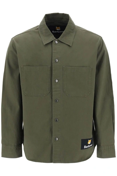 Barbour Carrbridge Mens Overshirt In Olive