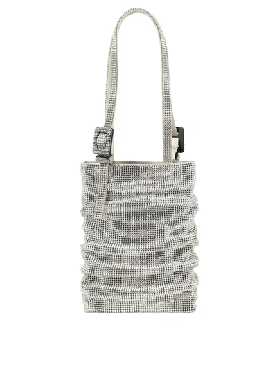 Benedetta Bruzziches Lollo La Petite Handbag In Silver