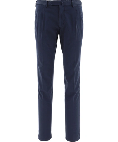 Biagio Santaniello "t-evo" Tailored Pants In Blue