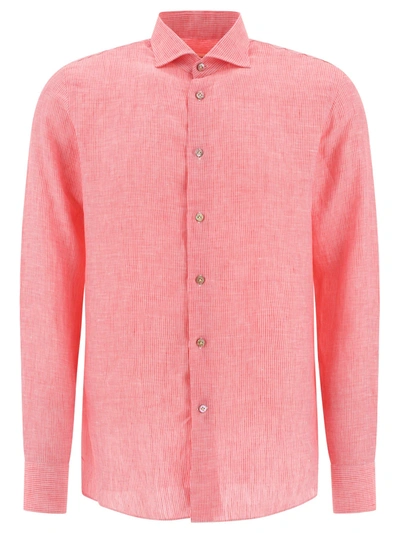 Borriello Striped Shirt In Pink