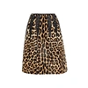 BOTTEGA VENETA BOTTEGA VENETA LEOPARD PRINT CALF HAIR SKIRT