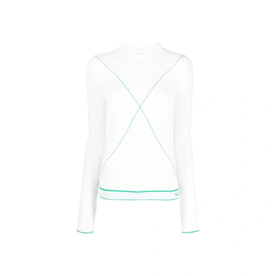 Bottega Veneta Salon 03 Engineered Technoskin Sweater In White