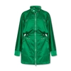 Bottega Veneta Satin Parka Women In Green