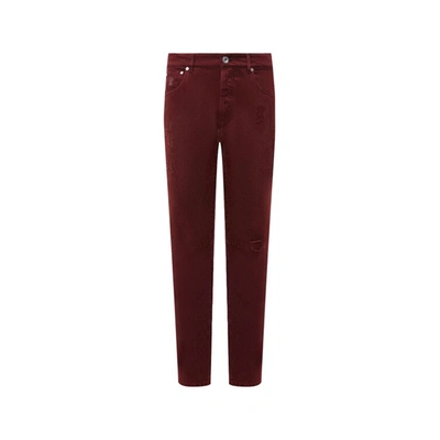 Brunello Cucinelli Denim Jeans In Red