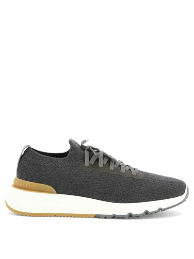 Brunello Cucinelli "runner" Sneakers In Grey