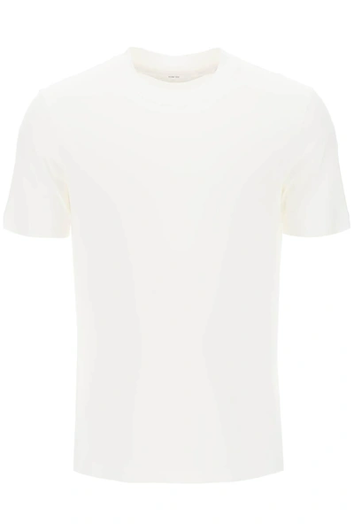 Brunello Cucinelli Slim Fit Cotton T Shirt In Ivory