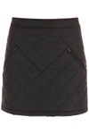 BURBERRY BURBERRY 'CASIA' QUILTED COTTON MINI SKIRT