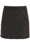 Burberry Dark Brow Cotton Mini Skirt