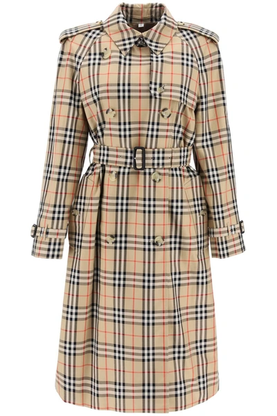 BURBERRY BURBERRY CHECK TRENCH COAT
