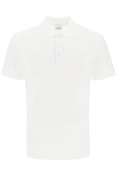 Burberry Eddie Polo Shirt In Blanco