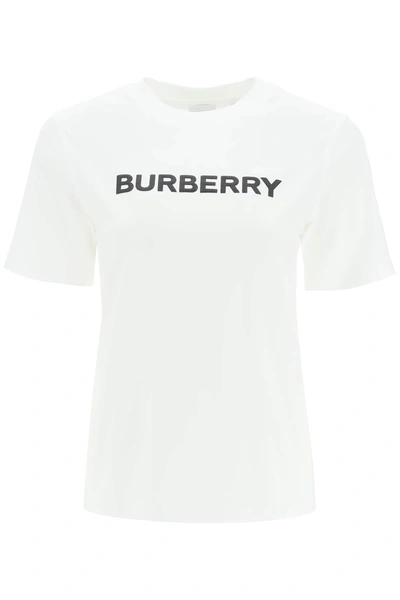 Burberry Logo T-shirt In Blanco