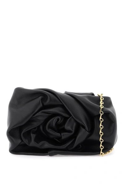 Burberry Rose Mini Crossbody Bag In Nero