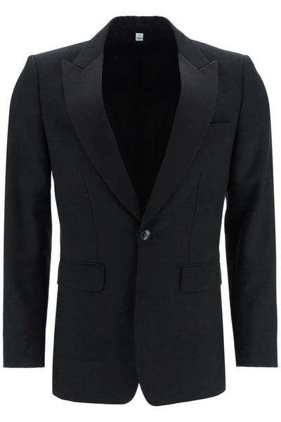 Burberry Black Single-breasted Tailored Jacket