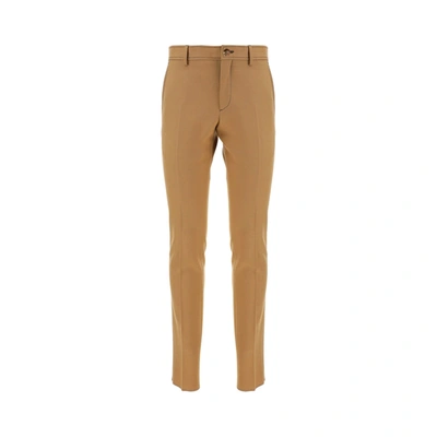 Burberry Wool Pants In Brown