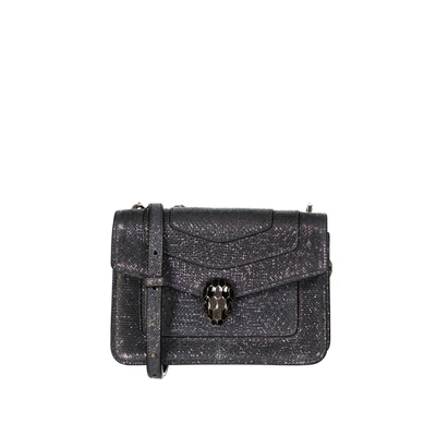 Bvlgari Serpenti Forever Mini Bag In Black