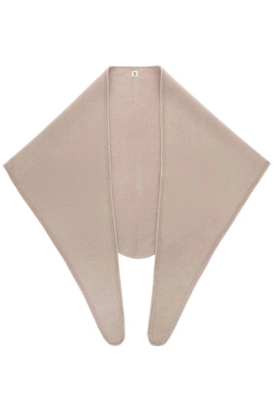 By Malene Birger Scarpenna Wool Cape In Beige