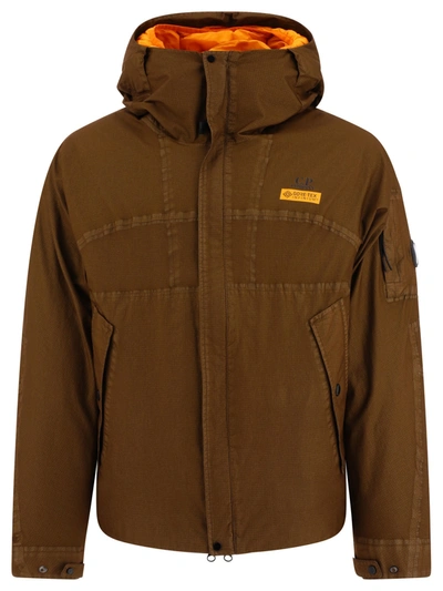 C.p. Company "gore G-type" Jacket In Brown