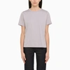 CALVIN KLEIN CALVIN KLEIN LILAC CREW NECK T SHIRT WITH LOGO