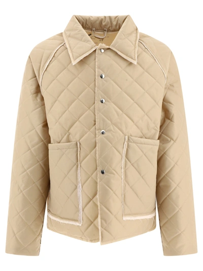 Camiel Fortgens "padded Coach" Jacket In Beige